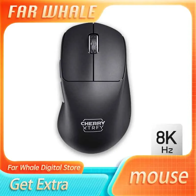 Xtrfy M64Pro Mouse Wireless Cablato Dual Mode Mouse Leggero 8K/1K Lod Mouse Accessorio Elettronico Per Pc Computer Win/Mac