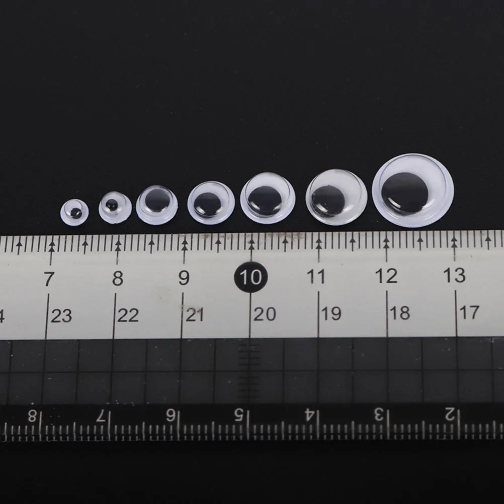 Googly Wiggle Eyes ü   ƼĿ , 4mm-12mm ȥ ũ, DIY  ũ , , 500 