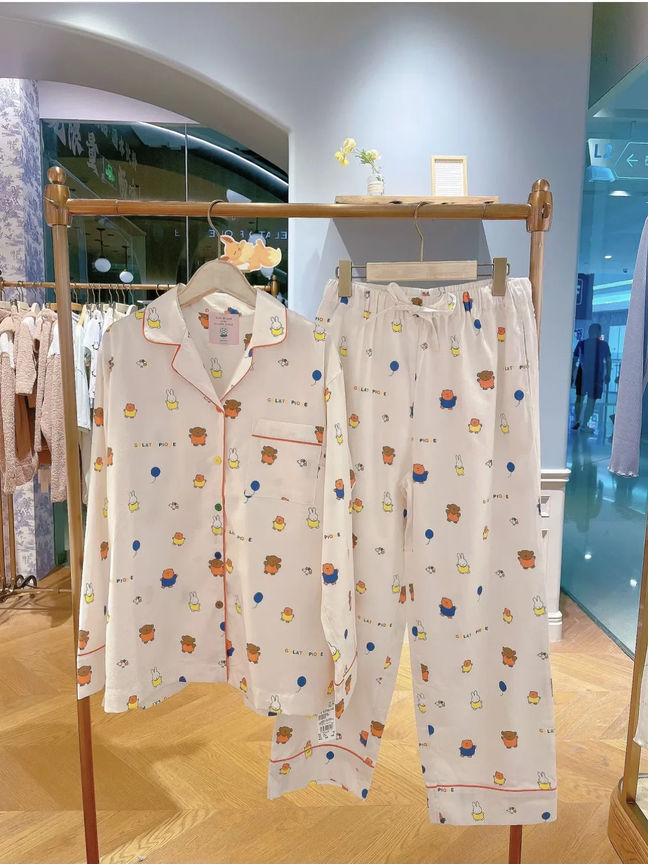 Women's Pajamas Sleepwear Room Wear Ladies Cotton POLYESTER - Image 5
