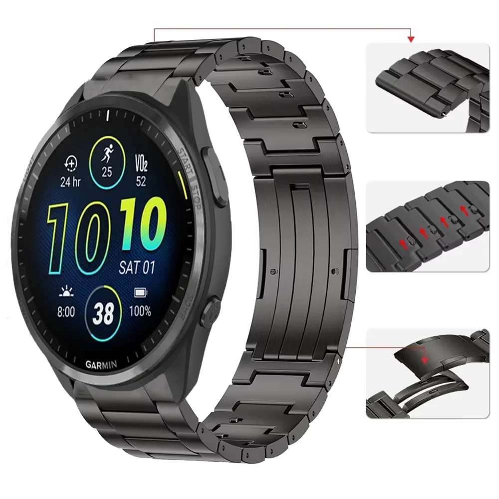 Premium Titanium Quick-Release Watch Strap (22mm/20mm)