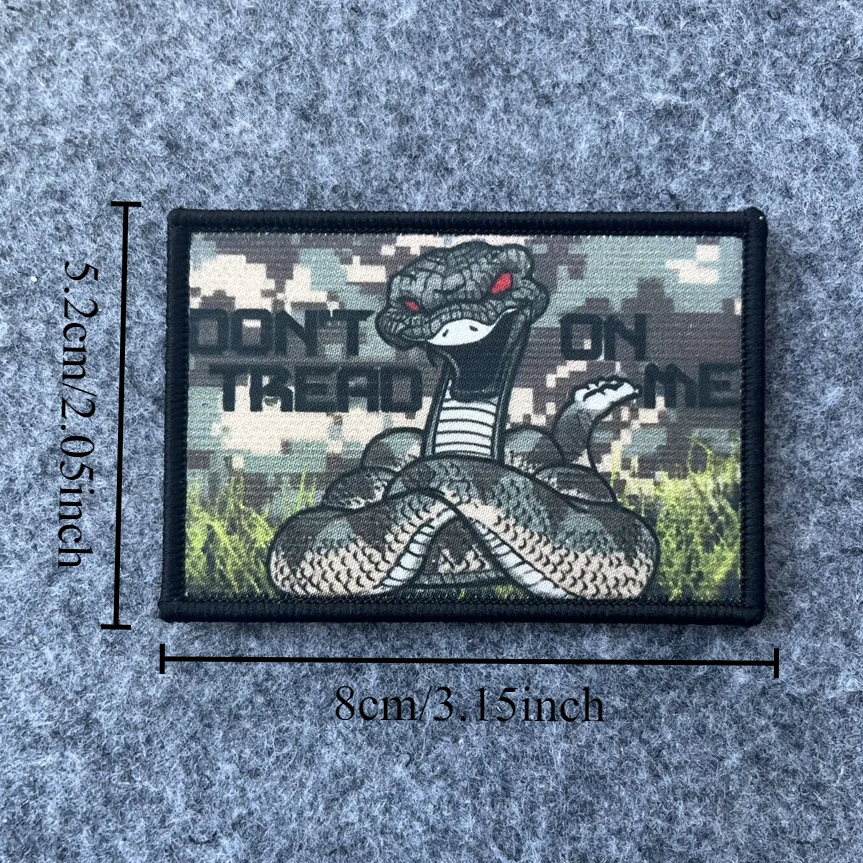 ARMY Moral Taktischer Aufnäher, Militärarmband, bedruckte Klettverschluss-Aufnäher für Kleidung, Rucksack, dekorativer Aufkleber – Detail 12