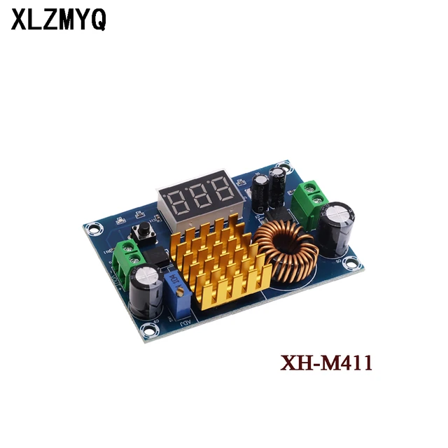 XH-M411 Digital Step Up Module Boost Converter Board DC 3V-35V to 5V-45V 5A  DC-DC Voltage Regulator Power Supply Module - AliExpress