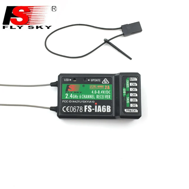 Flysky FS-IA6B Remote Control IA6B Receiver 2.4G 6 Channel FLY SKY Plastic for DIY FPV RC Airplane Quadcopter boat Model