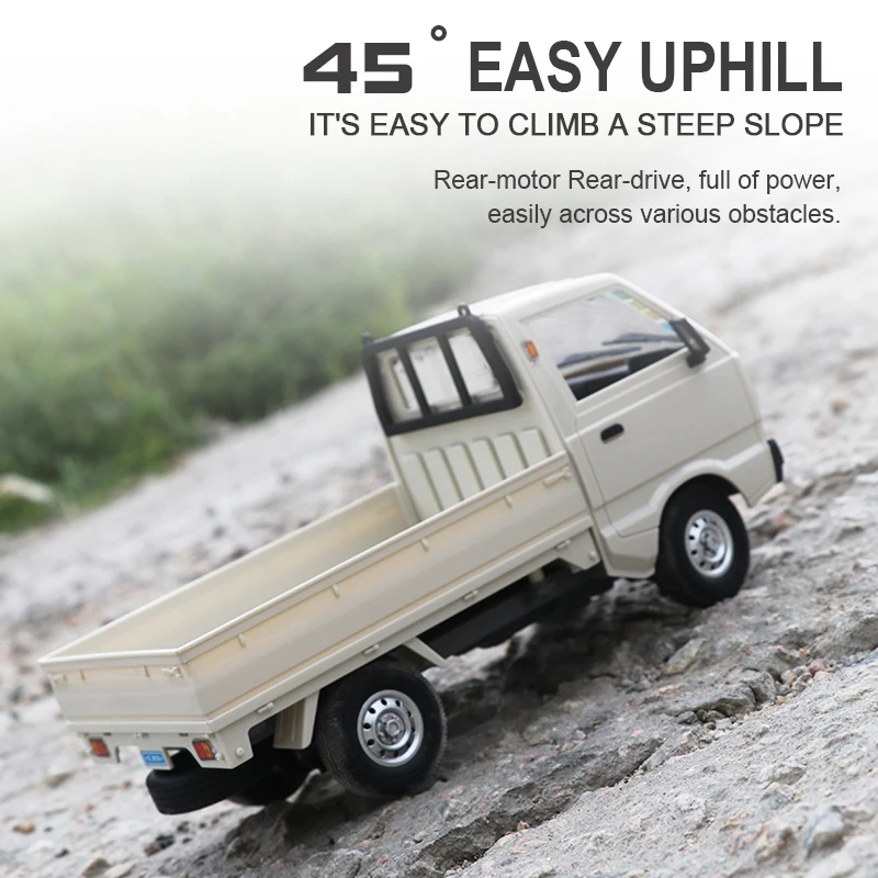 Top  1/16 2.4G 2WD RC Cars 500mAh Lithium Battery Outdoor Drift RC Truck With LED For Boys Toys Birthday Christmas Gift 4