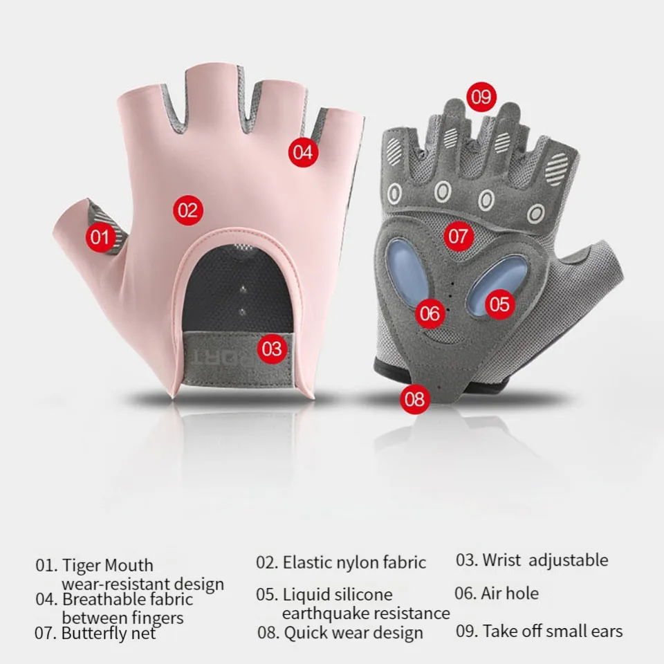 Premium Slip-Resistant Fitness & Weight Lifting Gloves