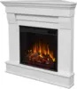 41" Corner Electric Fireplace with Mantel for Living Room or Bedroom, Replaceable Fireplace Insert Heater, Remote Control, Timer 1