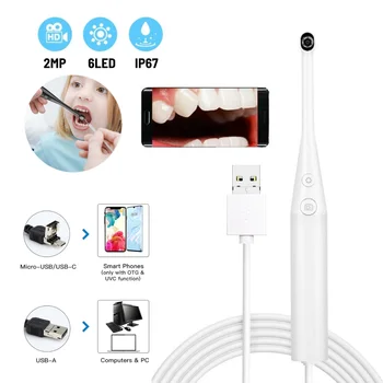 2MP USB Visual Intraoral Skin Observation Endoscope Camera Take Photos for Micro USB TYPE C Android PC Home Care Inspection Tool 1