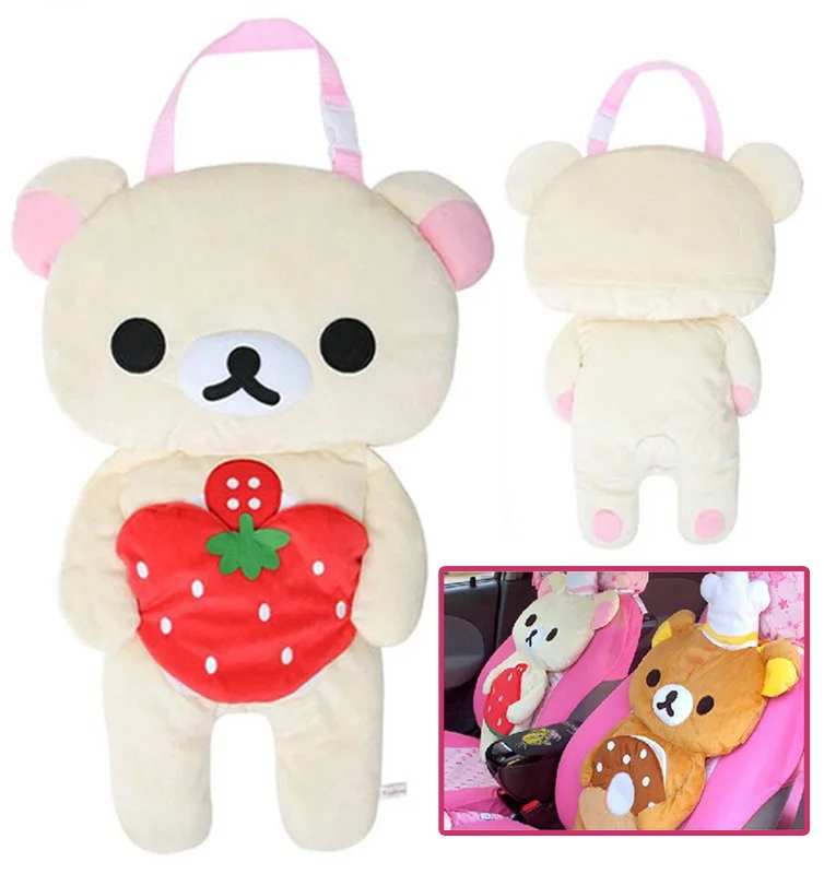 Cute Rilakkuma Korirakkuma Bear Cake Baker With Strawberry Donuts Plush