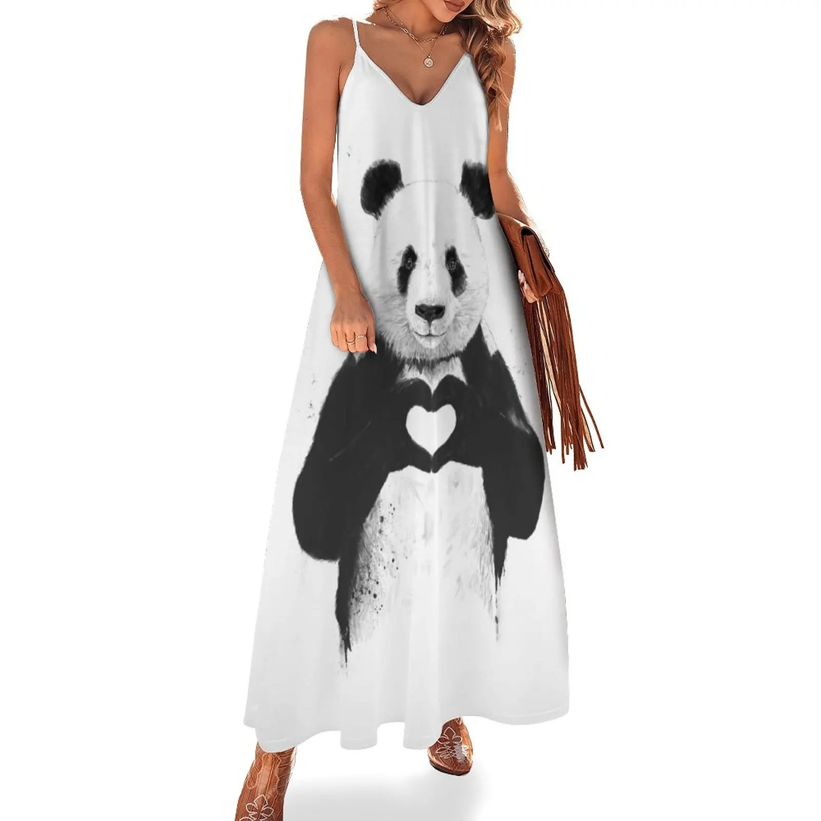 

All you need is love Sleeveless Dress Long dress Party dresses wedding dresses for parties