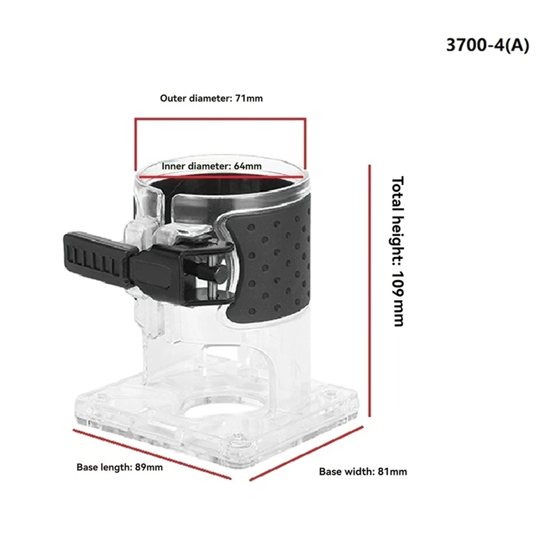 Wood Router Base Electric Trimmer Base Woodworking Trimming Milling Machine for RT0701C for WU601