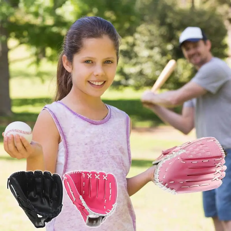 Kids Baseball Glove Sports Softball Glove Infielder Baseball Fielding for Teens Girls Softball Youth Mitts