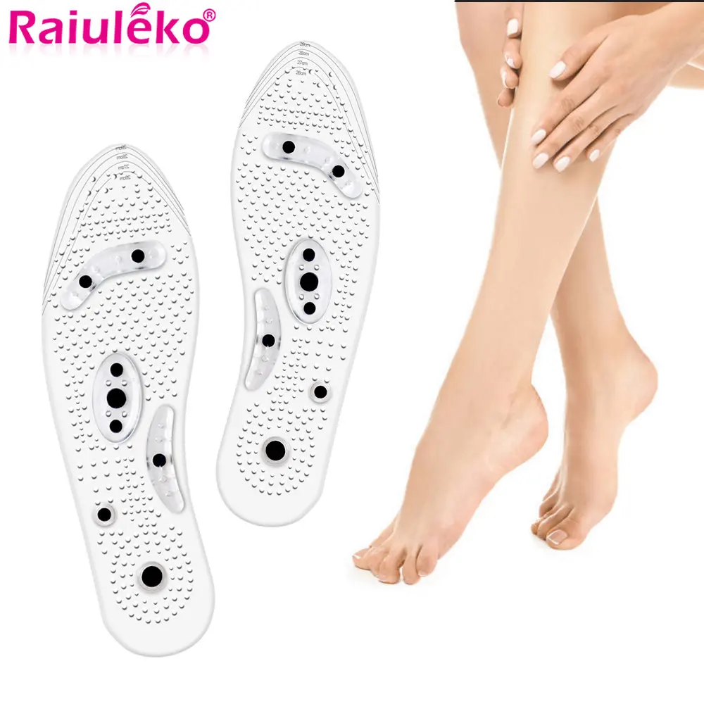 Magnetic Massage Insoles for Slimming body Health Foot Shoe