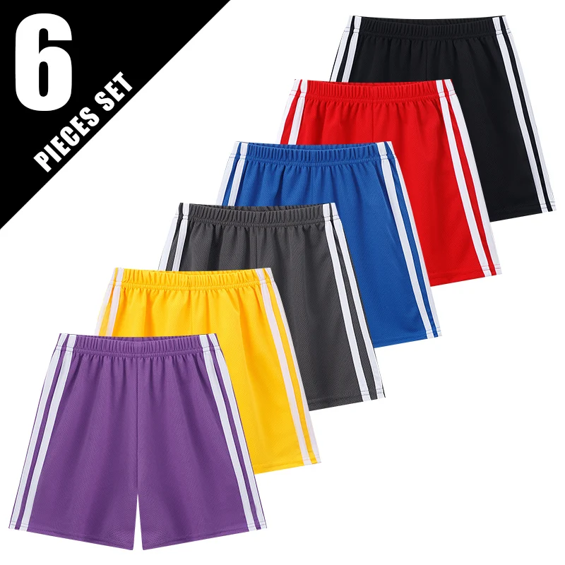 737435-494507.jpg 1/3/6 Pcs Summer Children's Quick-drying Color Shorts Boys Leisure Sports 5 Pants Girls Joker Fashion Beach Pants Running Pants - Image 1