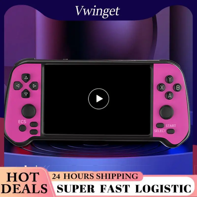 

Передовая технология, игровой автомат с большим экраном, противоскользящий рокер, портативный и компактный двойной рокер, рукоятка, гибкая реакция