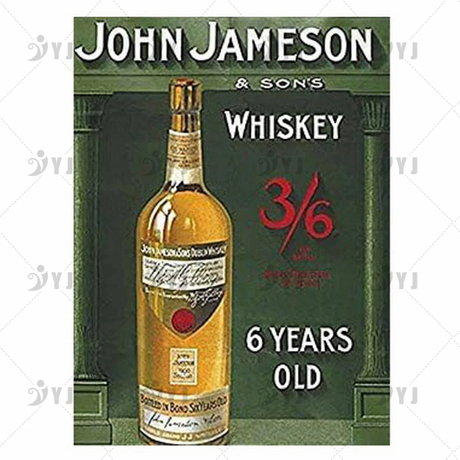 조용한 음료 맥주 와인 금속 포스터, 위스키 플라크 빈티지 주석 사인, 바카디 벽 장식, 바 펍 맨 동굴 장식 플레이트