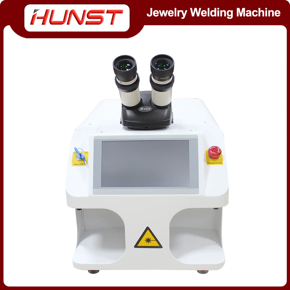 Hunst Jewelry Laser Welding Machine 80W Soldering Mini Portable Fiber Laser Welder for Gold Silver Titanium Rings Necklace Metal 2