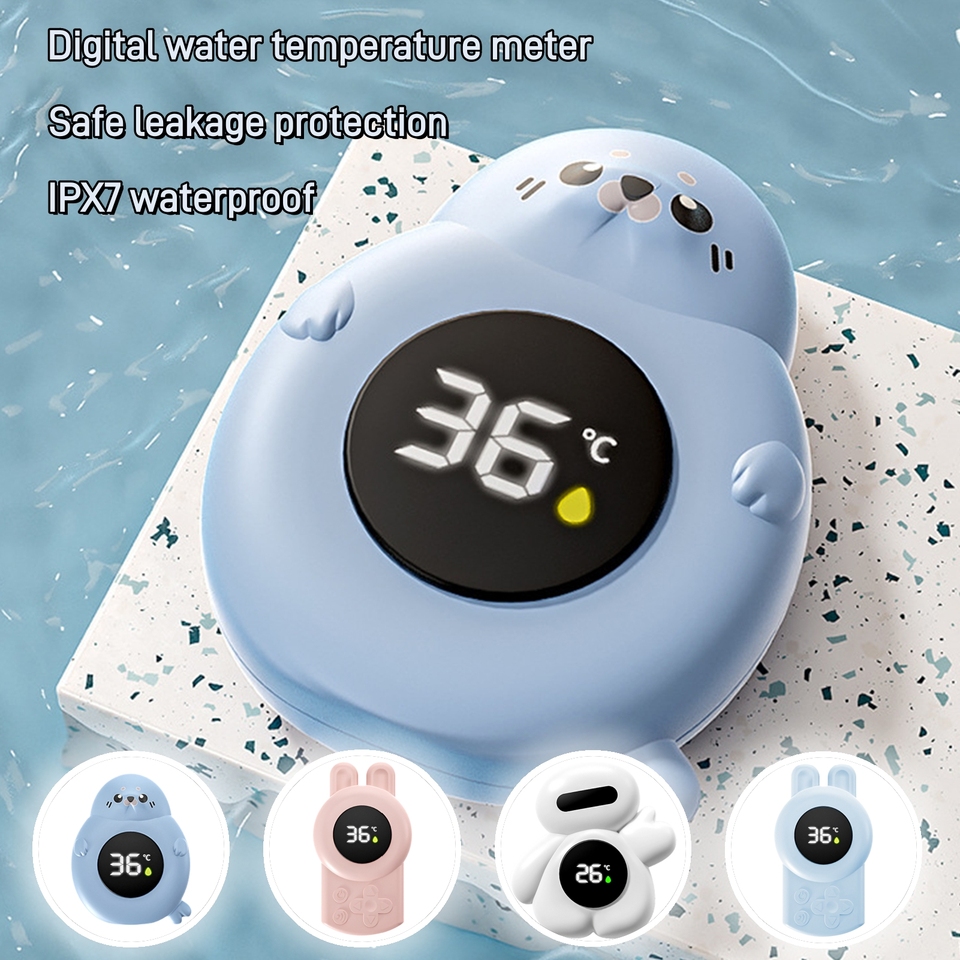 Water Temperature Meter Baby Bath Thermometer for Kids Newborn Toddlers Waterproof Safety Digital Temperature Gauge Floating Toy