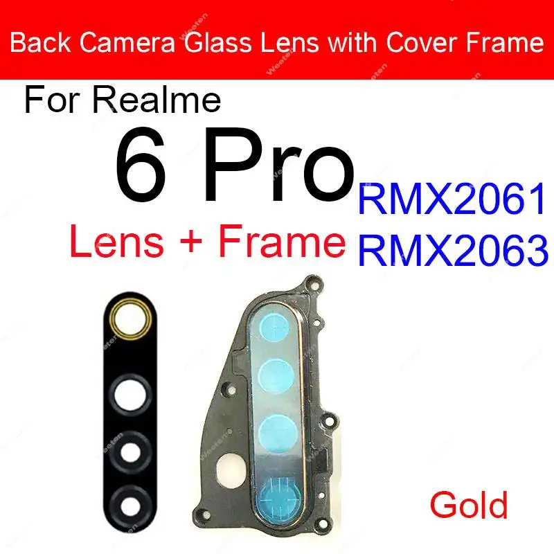 Back Camera Glass Lens Cover For Realme 6Pro 6i Pro 7i 8i 5G