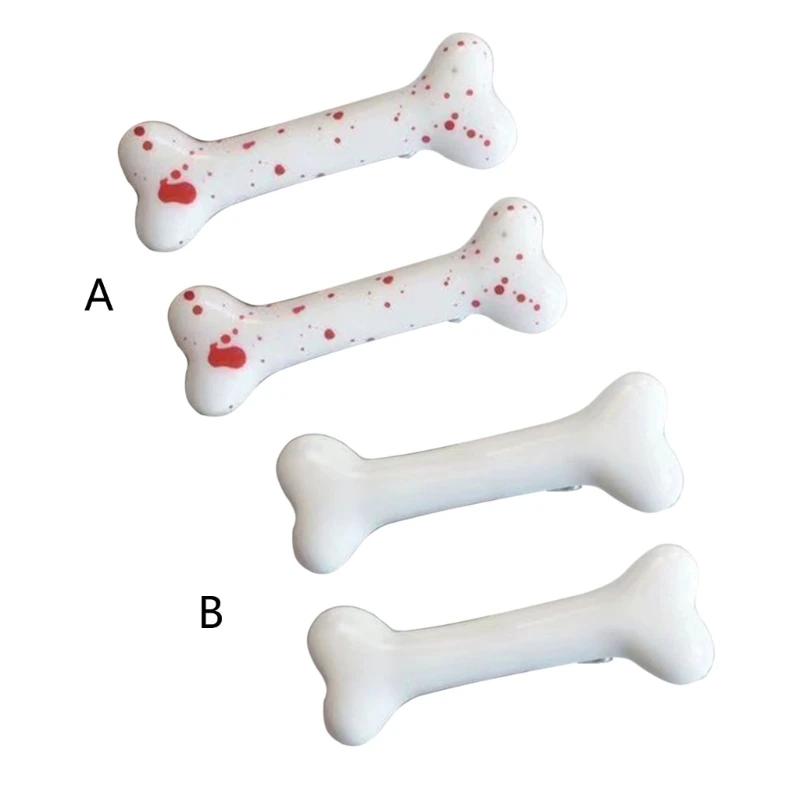 

Bone Hair Clip Dog Bone Y2K Hair Pins for Girls Women Halloween Costume