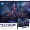 Adult 1000pcs Puzzle Magic Academy Cartoon Series Christmas Gift High Difficulty Decompression Educational Toys Birthday Present 1