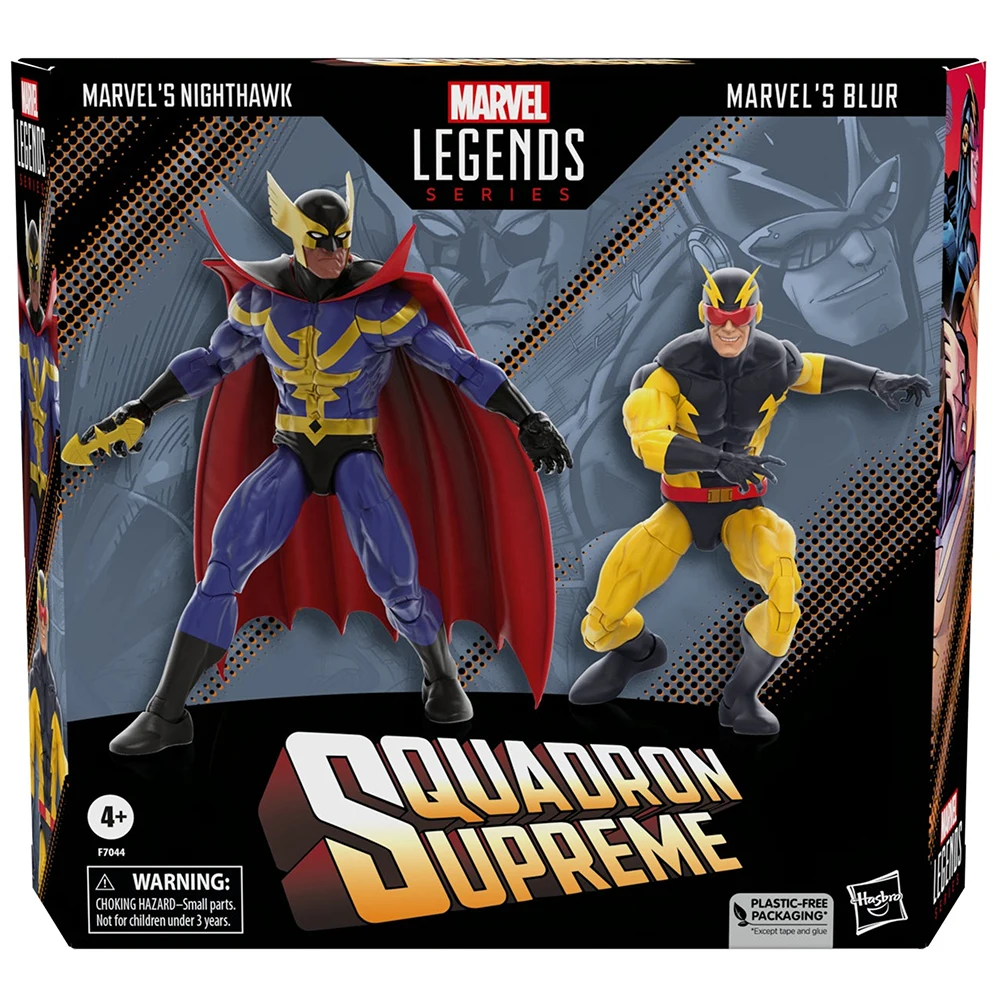 thumbnail image 1 of [Oferta especial] Hasbro Marvel Legends Series Marvel's Nighthawk y Marvel's Blur Juego de 2 figuras de acción de anime de 15 cm, 1 of 5