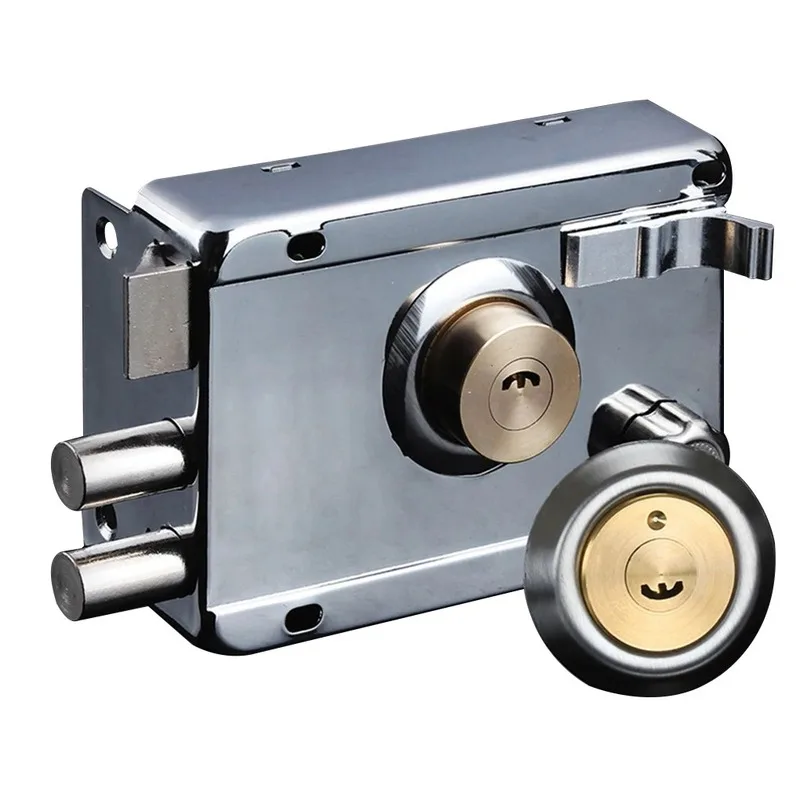 Enhanced Antique Padlock - Heavy-Duty Smooth Lock with Key, Universal Front Door Hardware