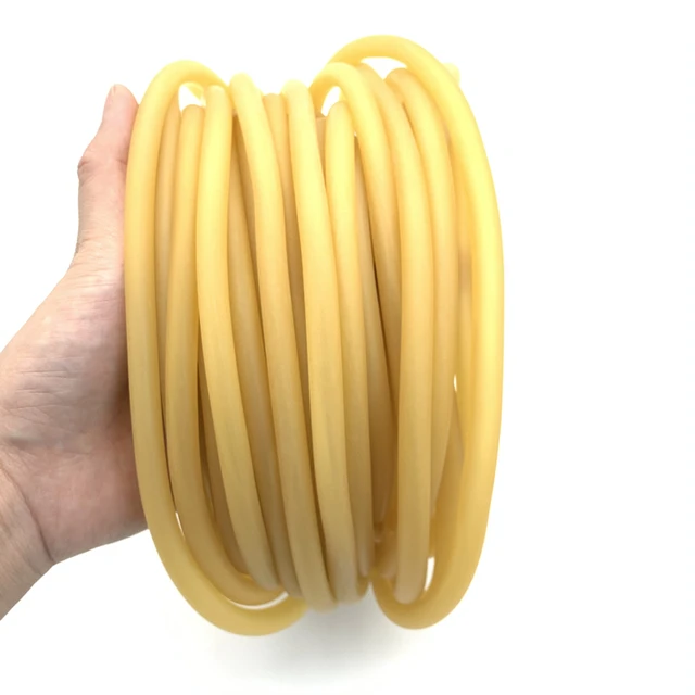 Nature Latex Rubber Hoses Antifreeze Tension Rope Pipe High Resilient Elastic Tube Slingshot for Hunting Slingshot Catapult Bow 3