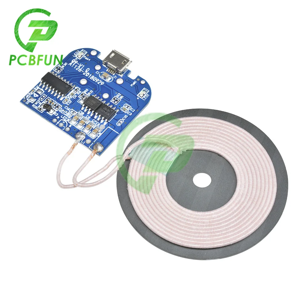 5V-10W-Fast-Charging-Wireless-Charger-Transmitter-Module-PCBA-Circuit ...