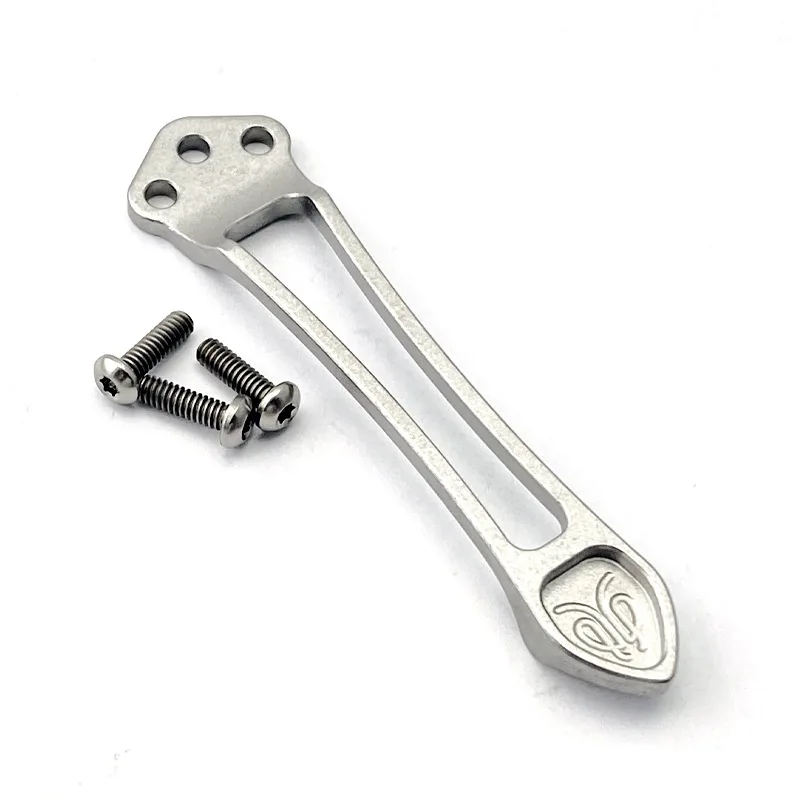 

1PC Titanium Back Clip Tactical shank Clamp for Benchmade Emersons ProTech ZT Folding Knife DIY Clip