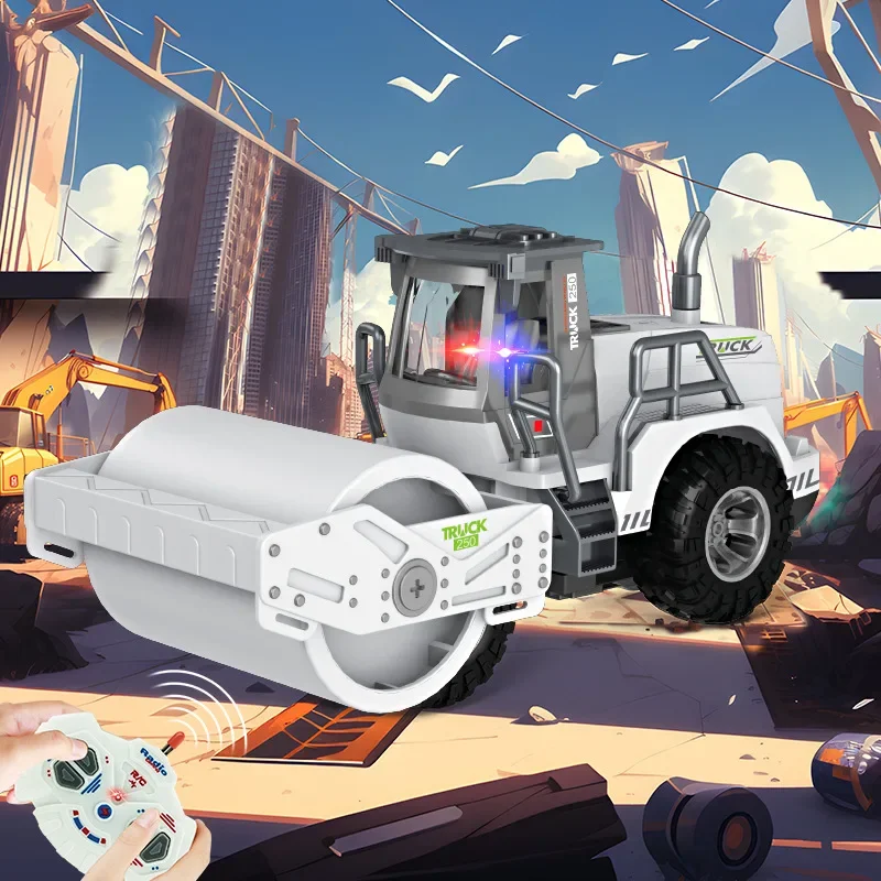 RC Dump Truck 1/30 Remote Control Excavator Bulldozer Radio Model Rc Car Construction Vehicle Toy Boys Children Kids Gifts