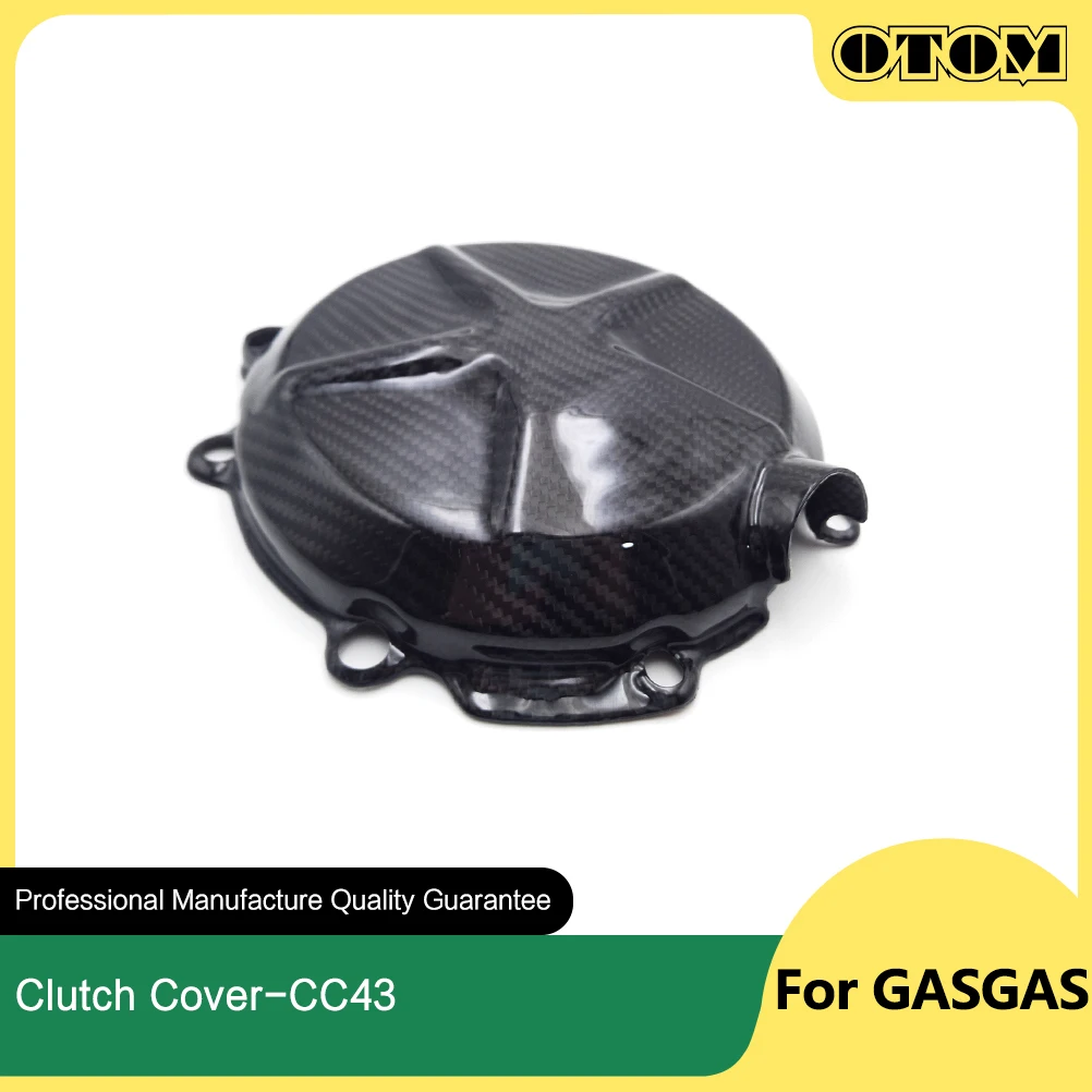 

Защитная крышка сцепления мотоцикла OTOM 2023, протектор двигателя из углеродного волокна для GASGAS EC EX MC 250 300, аксессуары для внедорожника, мотокросса