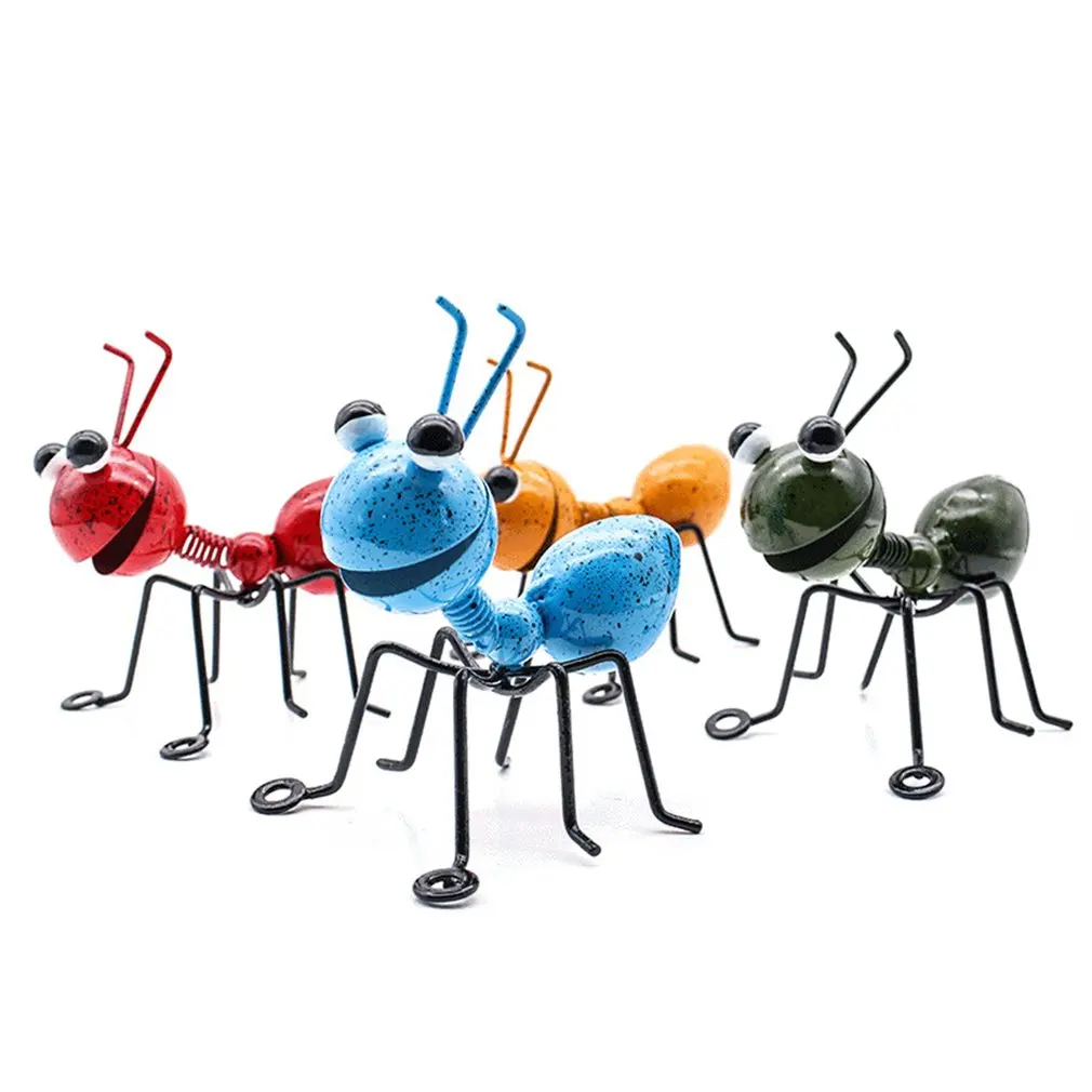 

Ant Decor Outdoor Garden Cute Insect Metal Ant Living Room Wall Art Sculptures Wall Hang Home Decors Modern Jewelry Ornament