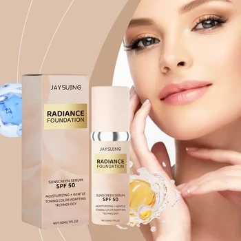 Concealer Liquid Foundation Moisturizes And Brightens The Face To Cover Acne Spots Fade Base Makeup Without Removing Makeup