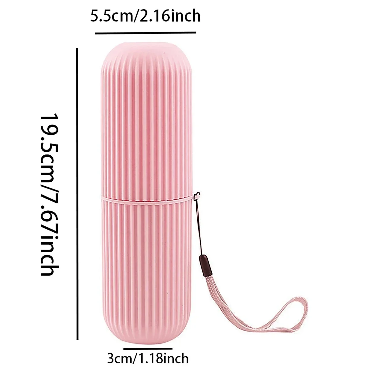 1pc Portable Toothbrush Cup Bathroom Toothpaste Holder Storage Case Box Organizer Travel Toiletries Storage Cup New Creative