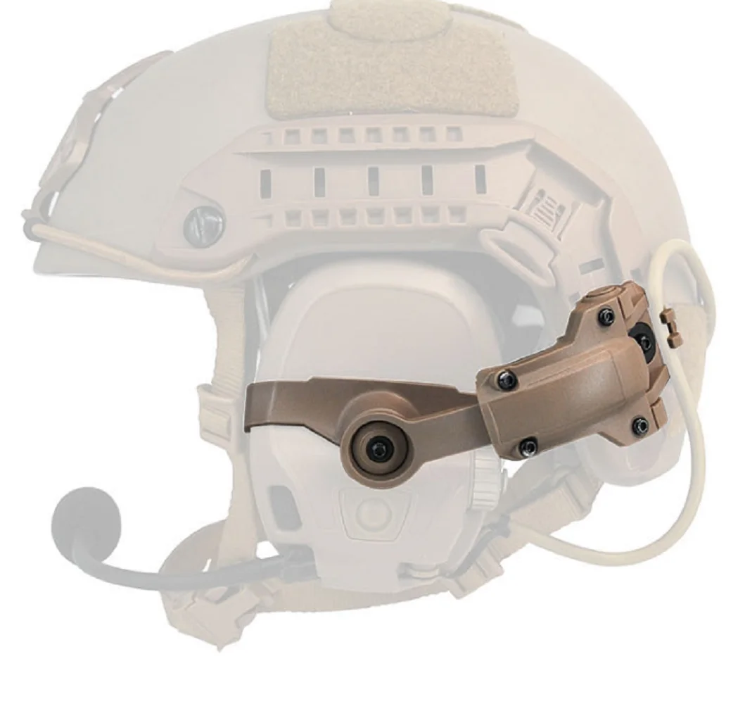 

Outdoor Tactical Sports (AMP) Noise Reduction Earphone Connecting Helmet Rail