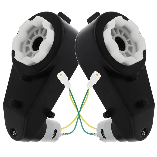 RS550 Lot De 2 Boîtes De Transmission Pour Moteur électrique 40 000 Tr/min Pour Voiture D'enfant Jouet Pièce De Rechange Pour Moto électrique Moteur Pour Roues électriques