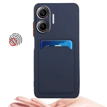 For POCO F7 Pro Ultra 5G Card Slot Wallet Bag Card For POCO X7 X6 X5 X4 Pro Silicone Cover For POCO F6 M6 Pro Phone Cases Covers 1