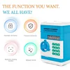 Hot Selling-Electronic Piggy Bank Automatic Mini Security Coin Cash Savings Box Password Key Lock Bank ATM Gift For Children,Ele 1