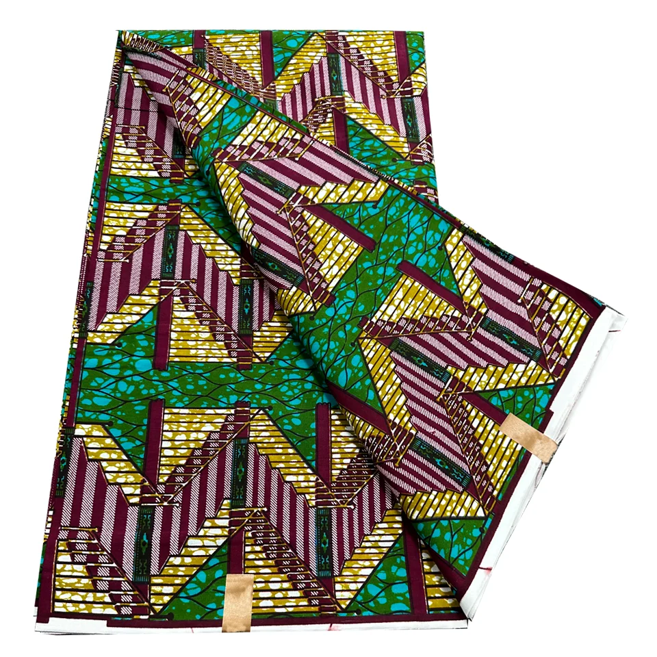 Veritable Wax Guaranteed Real wax print fabric dutch hollandais pagne africa Dress Cotton