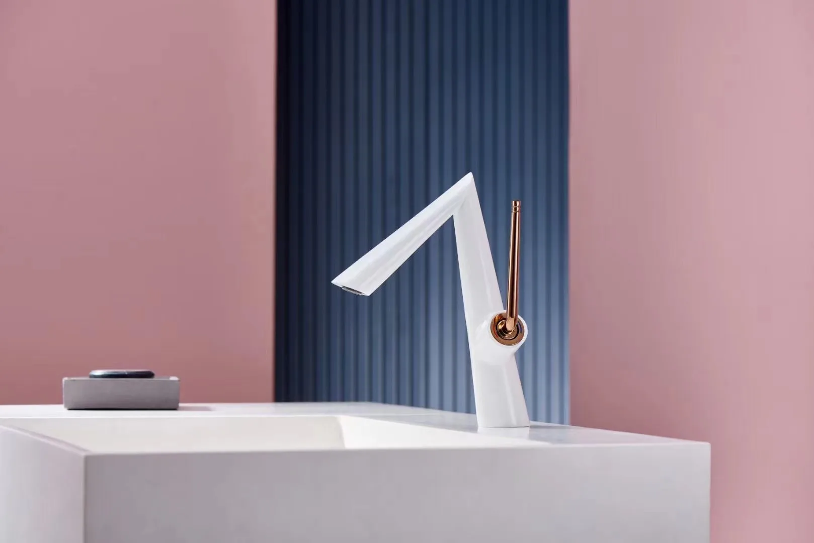 Description Picture 5 of itemBathroom Utensils Luxury Creative White Basin Mixing Washbasin Faucets For Sink Wash Hand Mixer Metal Taps Accessories for Bath