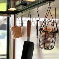 10PCS Strong Magnet Hooks Multi-Purpose Storage Hooks Home Kitchen Bar Storage Hooks Key Storage Hooks Bathroom Hangers - Image 2