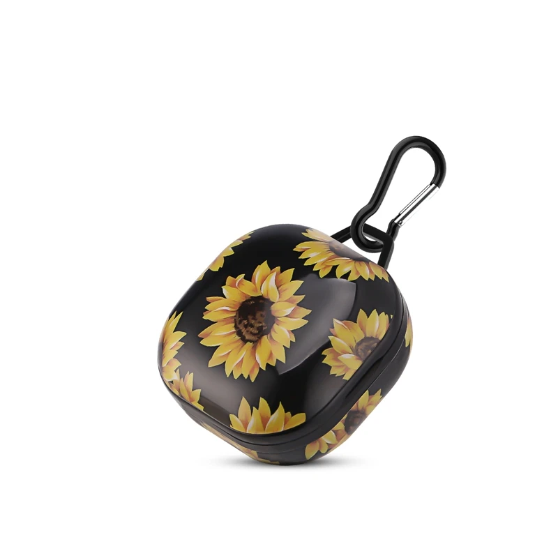 

Чехол для наушников Samsung Galaxy Buds Live Sunflower Flower, жесткие чехлы для ПК с Bluetooth-гарнитурой, защитный чехол