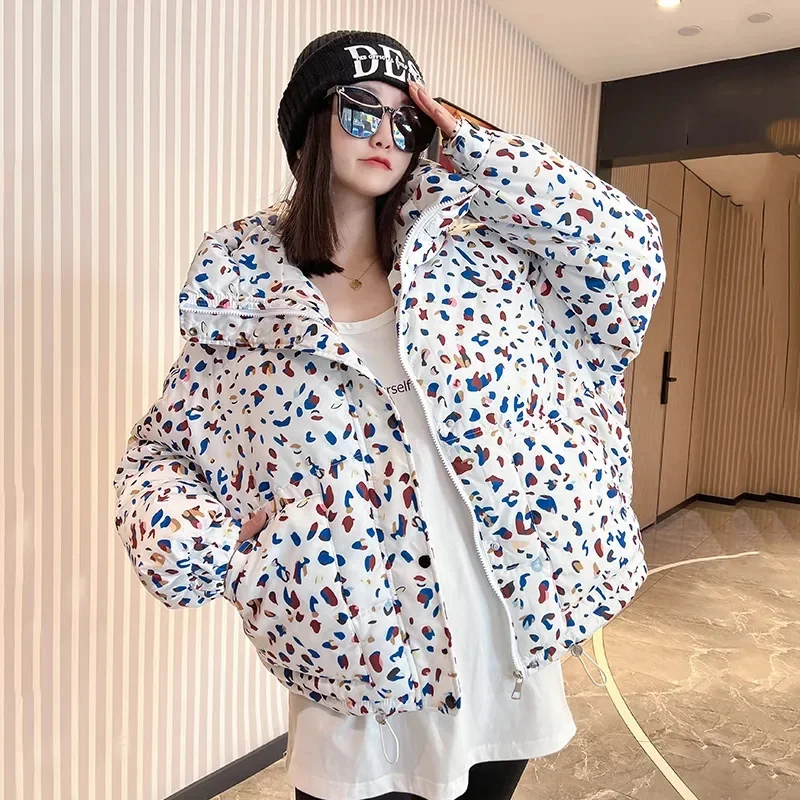 

【 New Product 】 2023 Winter Fashion Cotton Clothes Women's Short Personalized Trend Cotton Clothes Loose Korean Bread Clothes B4