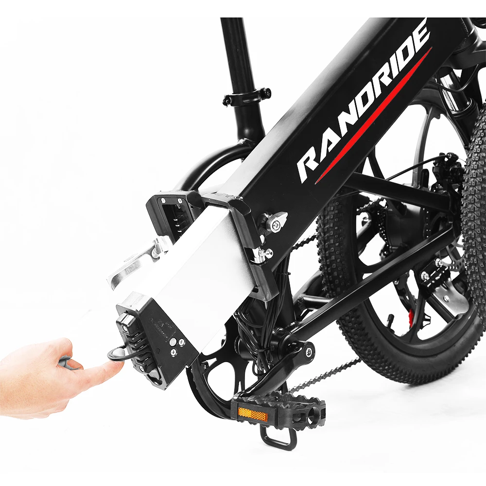 YA20 500W48V12.8AH electric bicycle 20-inch 1.95 tire folding electric bicycle suitable for urban cycling