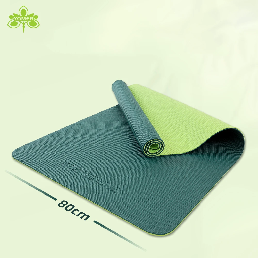厚手および幅広のヨガマット,家庭用,衝撃吸収,特殊PVC,ボディ