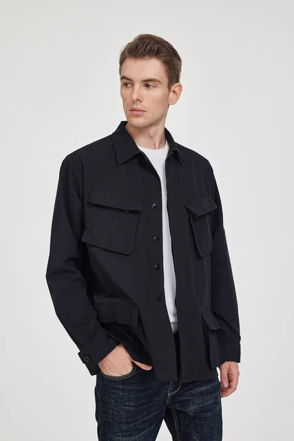 Jungle fatigue jacket olive army black lightweight field