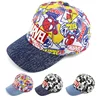 MINISO Disney Anime Spiderman Children Hat Mickey Mouse Baseball Cap Marvel Baby Girls Boys Hip Hop Cartoon Hat Kids Sun Hats 1