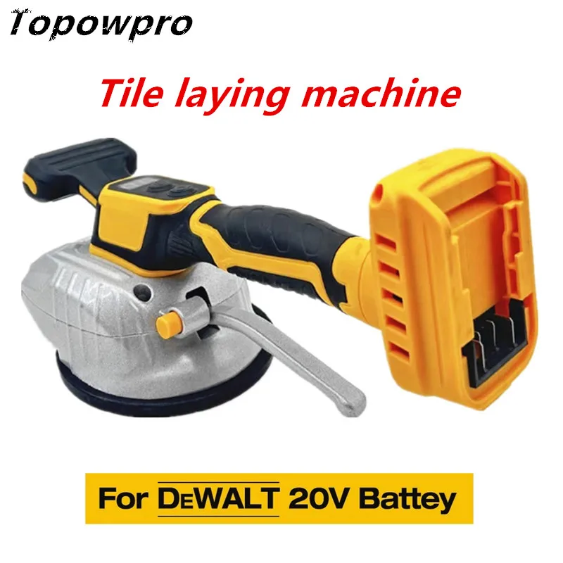 20V Electric Tiles Laying Machine Tiles Laying Vibrating Tool flooring vibrator Tile Paving Device Compatible For DeWALT Battery decteam 4d 16 lines laser level cross line green beam self leveling usb rechargeable li ion battery leveling tool for tile floor