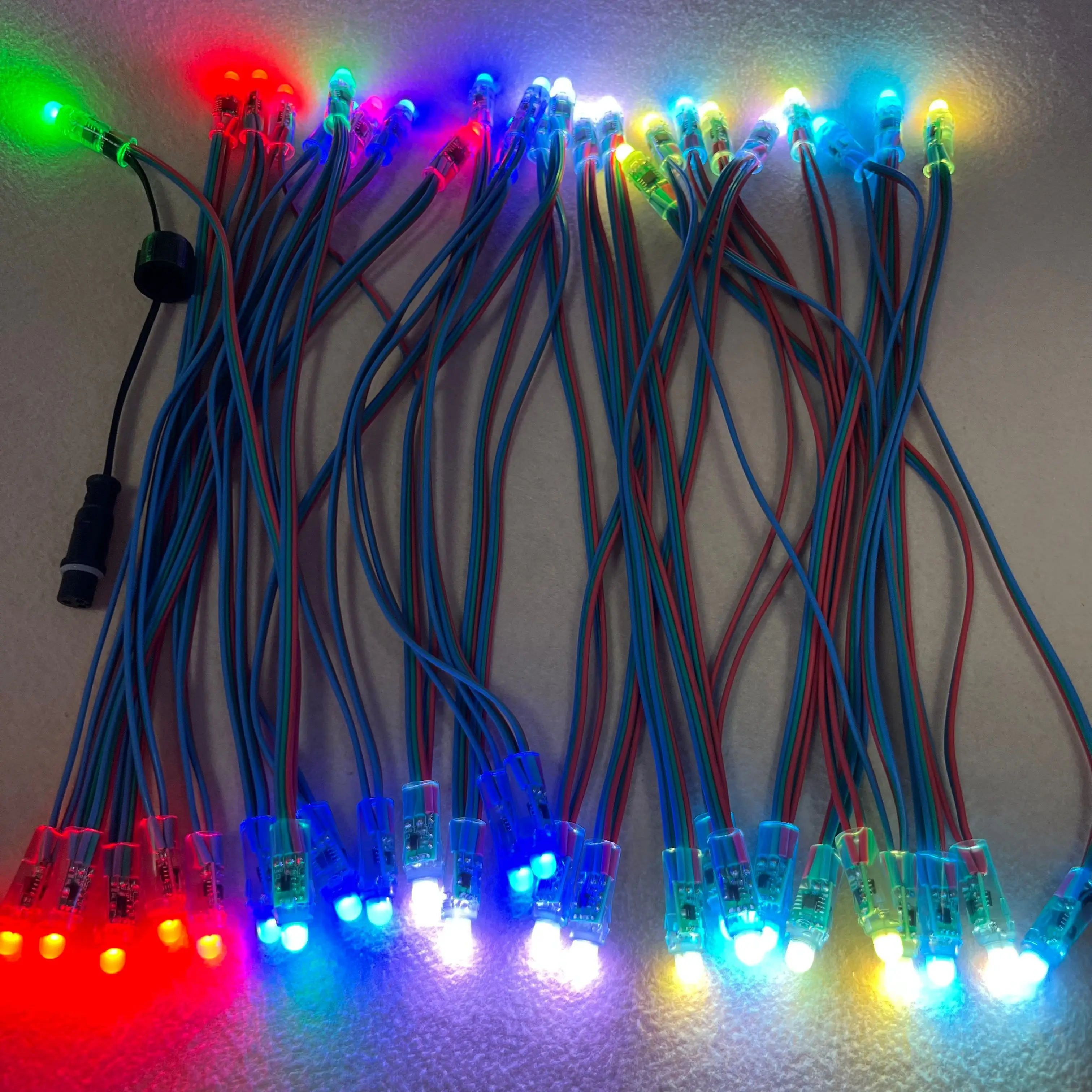 100pcs/set bullet regulated 30cm(12 inches) spacing DC12V