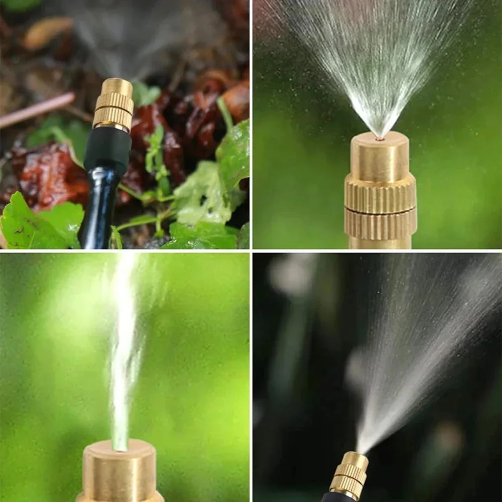 Automatic Watering System Household Atomizing watering nozzle Plant Spraying Spray Dust Reduction Gardening Watering Timer Nozzle 5pcs